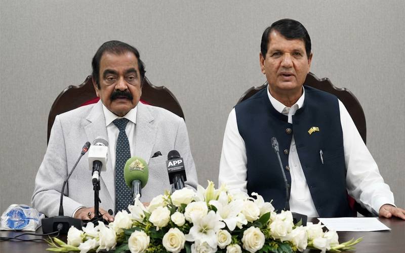 دھرنا دینے والے آزاد کشمیر میں الیکشن نہیں روک سکے: رانا ثناء اللہ