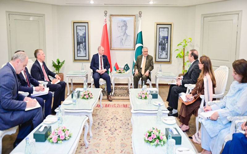 وزیر خارجہ سے بیلاروس کے وزیر توانائی کی ملاقات،مختلف شعبوں میں تعاون پر تبادلہ خیال