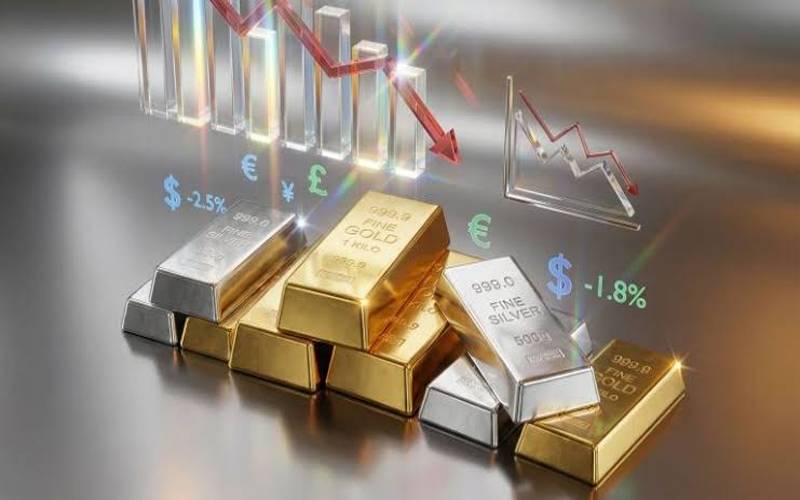 عالمی منڈی میں سونے کی قیمت میں کمی
