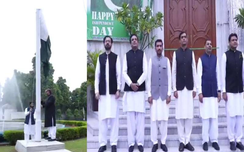 پاکستان ہائی کمیشن نئی دہلی میں 80 واں یوم آزادی روایتی جوش و جذبے سے منایا گیا