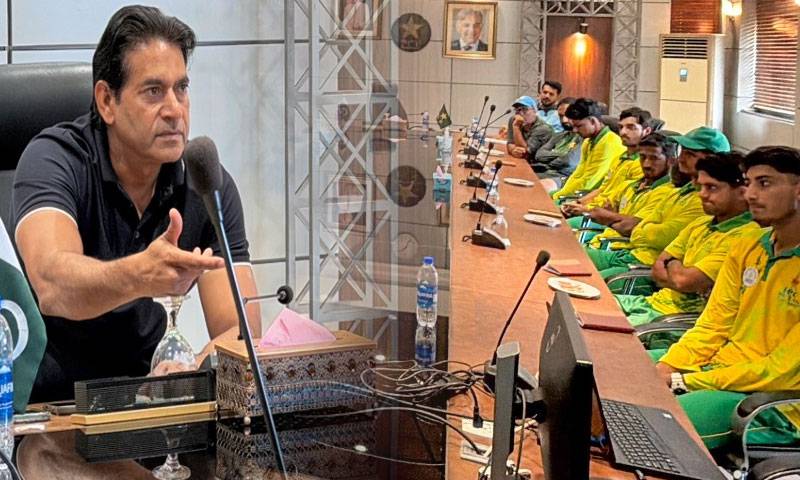 دورہ انگلینڈ کیلئے پاکستانی مینز انڈر 19 ٹیم کے کیمپ کا نیشنل کرکٹ اکیڈمی میں انعقاد 