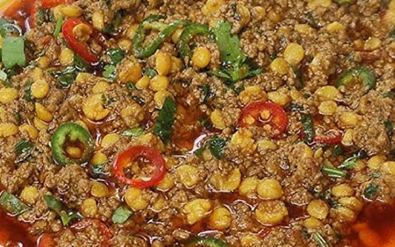 آج کا پکوان: چنے کی دال والا قیمہ