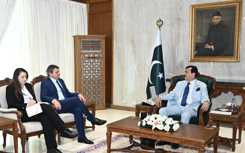 قائم مقام صدر سے اٹلی کے سفیر کی ملاقات،تعلقات کو مزید مضبوط بنانے کی ضرورت پر زور