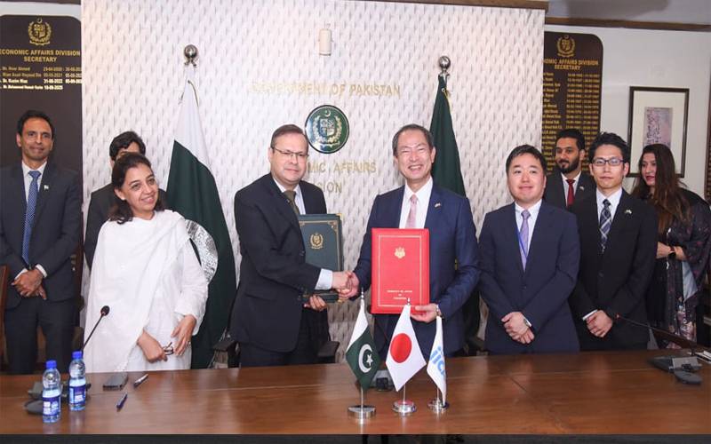 پاکستان اور جاپان کے درمیان سیلاب سے تحفظ کے منصوبے کیلئے معاہدہ ہوگیا