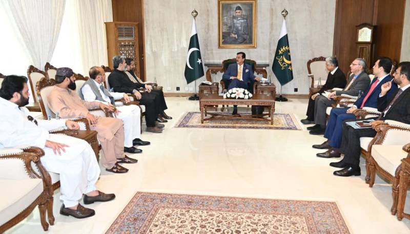  قائم مقام صدر  یوسف رضا گیلانی سے سابق وفاقی وزراء اور پیپلز پارٹی کے نمائندوں کی ملاقاتیں