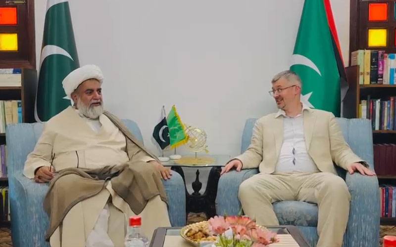   روس کے سفیر البرٹ پیخروف کی راجہ ناصر عباس سے ملاقات 