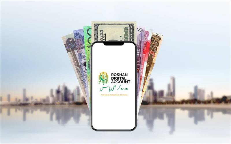 روشن ڈیجیٹل اکاؤنٹس میں اگست تک 13 ارب 90 کروڑ ڈالر موصول