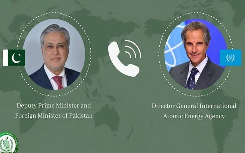 اسحاق ڈار اور رافیل گروسی میں رابطہ، اسلام آباد مفاہمتی یادداشت پر عملدرآمد پر اتفاق