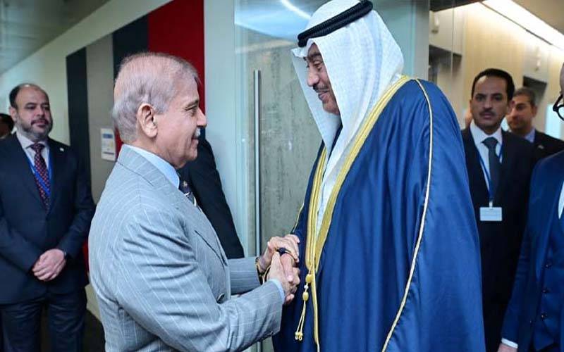وزیراعظم شہباز شریف کی کویتی ولی عہد سے ملاقات، دوطرفہ تعاون بڑھانے پر اتفاق