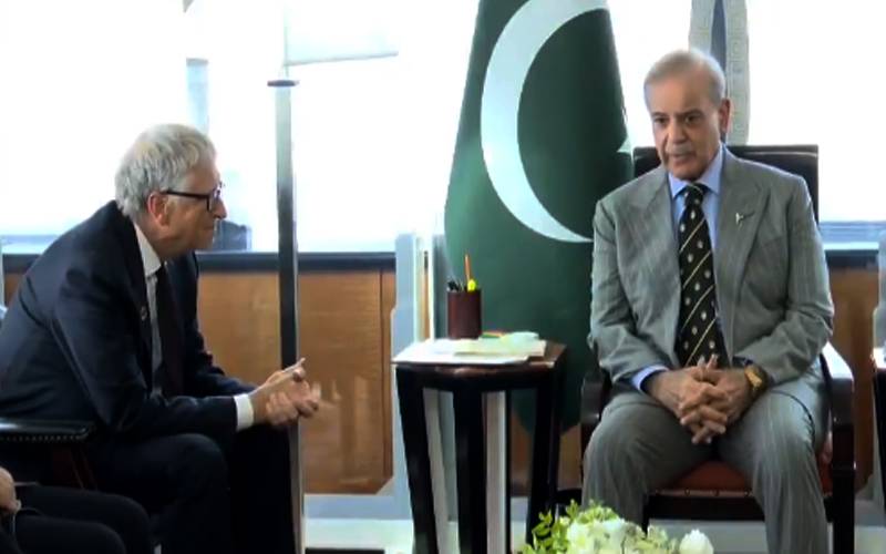  شہباز شریف کی بل گیٹس سے ملاقات، پولیو کے خاتمے سمیت مختلف شعبوں میں تعاون بڑھانے پر اتفاق