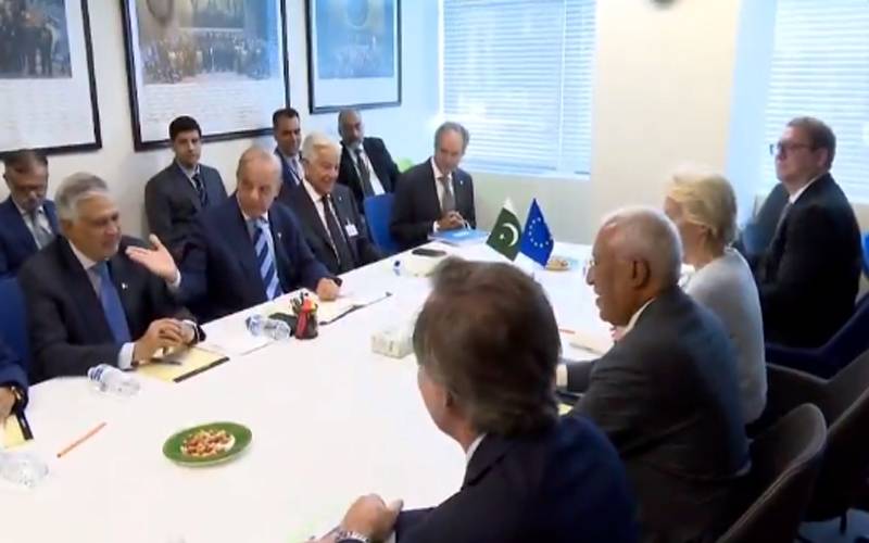  شہباز شریف کی یورپی کونسل، یورپی کمیشن کے صدور سے ملاقات،پاکستان کے دورے کی دعوت