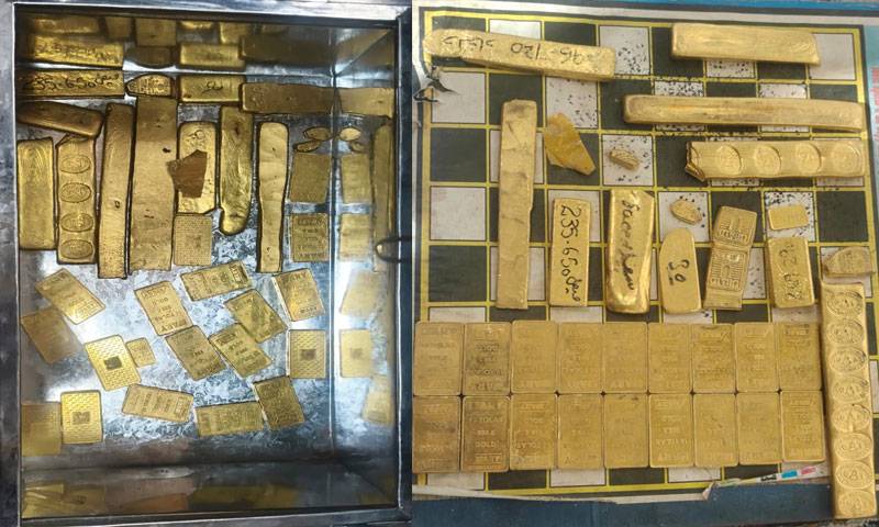 پاکستان کسٹمز نے کوئٹہ سے 25 کروڑ مالیت کا 162 اعشاریہ 6 کلو سونا برآمد کر لیا 