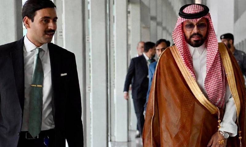پاکستان کے لئے نامزد سعودی سفیر ڈاکٹر راجح بن طامی البقمی پاکستان پہنچ گئے