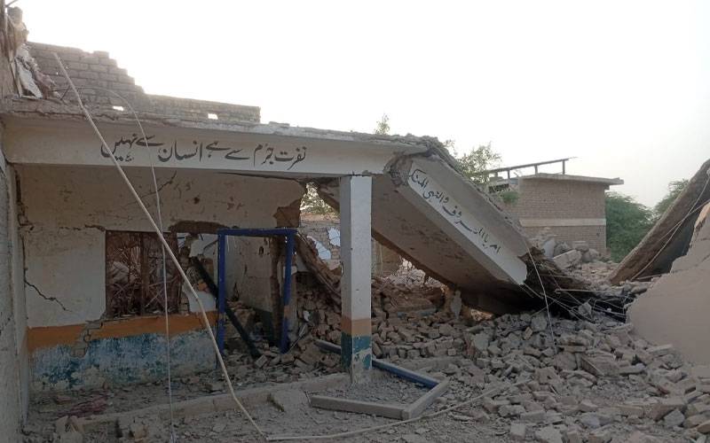  بولان کے ویرانے میں تھانے کی خالی پڑی عمارت پر دہشتگردوں کا حملہ، عمارت کو نقصان پہنچایا