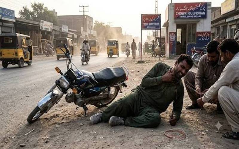 لاہور:ڈور  پھرنے سے 35 سالہ موٹرسائیکل سوار زخمی،2پتنگ باز گرفتار
