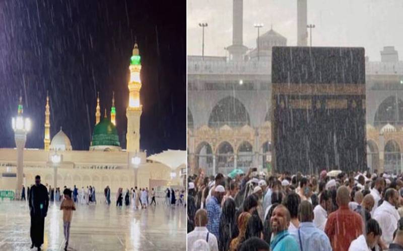مکہ مکرمہ اور مدینہ منورہ سمیت سعودی عرب کے مختلف شہروں میں طوفانی بارشوں کا امکان