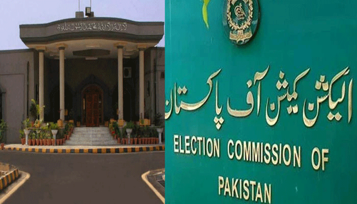 عدالت نے الیکشن کمیشن کو نوٹس جاری کرتے ہوئے 29 ستمبر تک جواب طلب کر لیا