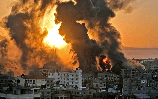 غزہ: اسرائیل کی مختلف مقامات پر بمباری ،مزید 21 فلسطینی شہید