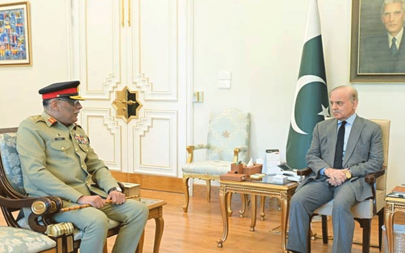 وزیرِ اعظم سے چیئرمین جوائنٹ چیفس کمیٹی کی الوداعی ملاقات