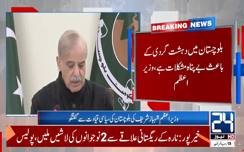 دہشت گردی کے مکمل خاتمے تک چین سے نہیں بیٹھیں گے:شہباز شریف